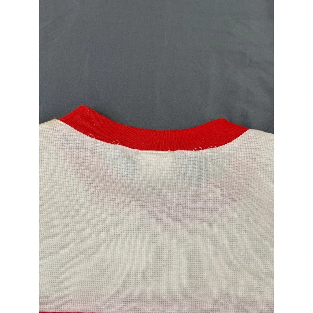 Vintage 90's Nike Colorblock T-Shirt Red White Made in USA Mens M Futura Logo